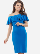 Плаття-футляр коротке літнє жіноче Awama A221 L Синє (5902360522169) - зображення 4