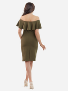 Плаття-футляр коротке літнє жіноче Awama A221 L Зелене (5902360522282) - зображення 3