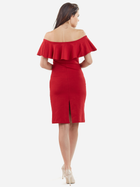 Sukienka ołówkowa damska elegancka Awama A221 S Czerwona (5902360522107) - obraz 2