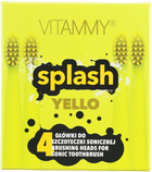 Насадки для електричної зубної щітки Vitammy Splash Yello 4 шт (5901793643700) - зображення 2
