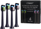 Насадки для електричної зубної щітки Vitammy Symphony Black 4 шт (5901793641447) - зображення 1