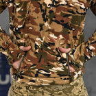Мужская флисовая Кофта Tiger с Липучками под шевроны / Плотная Флиска мультикам размер 3XL - изображение 6