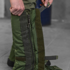Плотные высокие Гамаши с системой шнуровки / Водонепроницаемые защитные бахилы олива размер универсальный - изображение 3