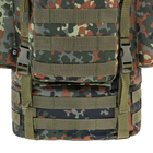 Баул Brandit Molle 65 л тактичний військовий рюкзак Flecktarn, Kampfrucksack - зображення 7