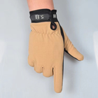 Тактические перчатки легкие без пальцев размер XL ширина ладони 10-11см, хаки - изображение 1