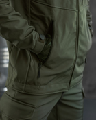 Тактичний костюм софтшел mystical oliva 0 XL - зображення 7