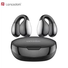 Костные наушники Langsdom TS03 с направленным звуком Беспроводная Bluetooth 5.3 гарнитура Черный