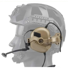 Активні захисні навушники Earmor M32H MARK3 ARC (CB) Coyote Brown з гарнітурою та кріпленням на шолом (96-00062) - зображення 4