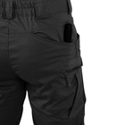 Штани w36/l32 urban tactical rip-stop polycotton pants helikon-tex black - зображення 10