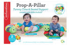 Подушка для живота Infantino Prop-a-pillar tummy time & seated support Різнобарвна гусениця (3021105161806) - зображення 1