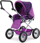 Zestaw Bayer Trendy Wózek głęboki + łóżeczko + nosidełko z akcesoriami 70 cm Purple (4003336409246) - obraz 3