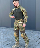 Тактична форма Multicam військовий костюм мультикам, Multicam комплект із наколінниками форма для ЗСУ M - зображення 5