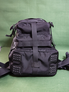 Рюкзак штурмовий Кіраса на 35 літрів кордура чорний 942 - изображение 7