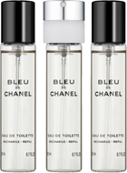 Набір змінних блоків для чоловіків Chanel Туалетна вода Chanel Bleu de Chanel 3 x 20 мл (3145891078107) - зображення 1