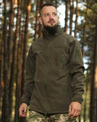 Куртка Vik-Tailor SoftShell с липучками для шевронов Olive 48 - изображение 8