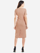 Плаття міді жіноче Awama A252 XL Світло-коричневе (5902360534711) - зображення 2