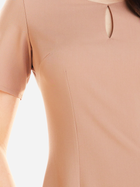 Плаття міді жіноче Awama A252 M Світло-коричневе (5902360534698) - зображення 5