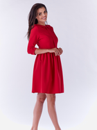 Sukienka trapezowa damska Awama A183 XL Czerwona (5902360590335) - obraz 3