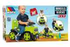 Jeździk Molto Ride-on-toy Ciężarówka z 10 klockami Zielony (8410963232035) - obraz 2