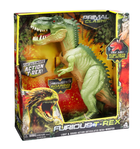 Figurka do gier Primal Clash Dinozaur Furious T-Rex Zielony (48242370918) - obraz 1