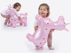 Skoczek dla dzieci Ludi Jednorożec różowy (3550833900086) - obraz 7