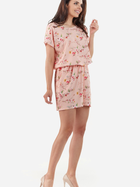 Плаття-футболка коротке літнє жіноче Awama A231 L-XL Рожеве (5902360522817) - зображення 4