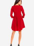 Sukienka trapezowa damska mini Awama A232 S Czerwona (5902360524187) - obraz 2