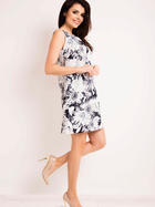 Плаття коротке літнє жіноче Infinite You M121 XL Білий/Темно-синій (5902360521360) - зображення 3
