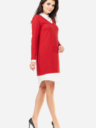 Плаття коротке осіннє жіноче Infinite You M150 XL Червоне (5902360520066) - зображення 4