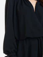 Плаття на запах коротке літнє жіноче Awama A268 S-M Чорне (5902360536623) - зображення 8