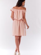 Sukienka trapezowa damska mini Infinite You M136 XL Różowa (5902360510449) - obraz 2
