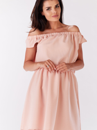 Плаття коротке літнє жіноче Infinite You M136 S Рожеве (5902360580275) - зображення 5