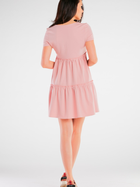 Плаття коротке літнє жіноче Infinite You M244 S Рожеве (5902360557925) - зображення 2