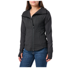 Куртка жіноча 5.11 Tactical Women's Crystal Hybrid Full Zip Jacket S Black - зображення 3