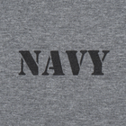 Футболка c рисунком NAVY Logo 2XL Grey Melange - изображение 3