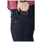 Штани тактичні джинсові 5.11 Tactical Defender-Flex Slim Jeans W40/L30 Indigo - зображення 11