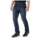 Брюки тактические джинсовые 5.11 Tactical Defender-Flex Slim Jeans W36/L36 Stone Wash Indigo - изображение 3