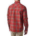 Рубашка тактическая 5.11 Tactical Gunner Plaid Long Sleeve Shirt L Red Bourbon Plaid - изображение 2