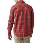 Рубашка тактическая 5.11 Tactical Gunner Plaid Long Sleeve Shirt L Red Bourbon Plaid - изображение 3
