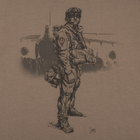 Футболка c рисунком Paratrooper 2XL Olive Drab - изображение 3