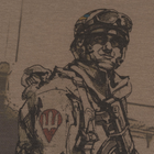 Футболка c рисунком Paratrooper 2XL Olive Drab - изображение 4