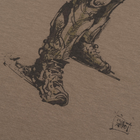Футболка c рисунком Paratrooper 2XL Olive Drab - изображение 7