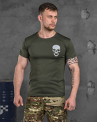 Тактическая потоотводящая футболка odin oilva skull XXL - изображение 1