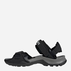 Sandały męskie trekkingowe Adidas Terrex Cyprex Sandal HP8655 44.5 Czarne (4066749514426) - obraz 3