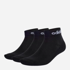 Набір жіночих шкарпеток 3 пари Adidas C Lin Ankle 3P IC1305 34-36 Чорних (4066746416389) - зображення 1