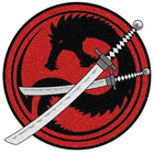 Шеврон патч " Battletech Mechwarrior империя Драконис " на липучке велкро - изображение 1
