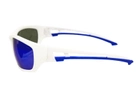 Защитные очки с поляризацией BluWater Seaside White Polarized (G-Tech™ blue), синие зеркальные - изображение 3