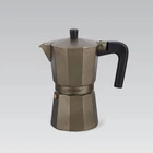 Кавоварка гейзерна Espresso Moka Maestro MR-1666-6 Brown 300мл на 6 чашок алюмінієва