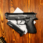 Стартовый пистолет Beretta 92, Retay XPro Black, Сигнальный пистолет под холостой патрон 9мм, Шумовой - изображение 3