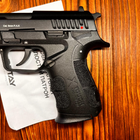 Стартовый пистолет Beretta 92, Retay XPro Black, Сигнальный пистолет под холостой патрон 9мм, Шумовой - изображение 9
